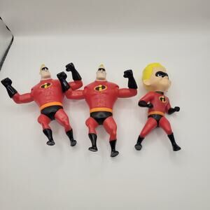 McDonald’s Toys - Disney’s Incredibles Toy Lot of 3 flash & Mr Incredible 2004